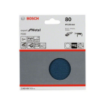 Bosch Schleifblatt F550, Expert for Metal, 125 mm, 80, ungelocht, Klett, 5er-Pack #2608608Y15