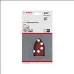 Bosch Schleifblatt C430, 100 x 170 mm, 120, 8 Löcher, Klett, 5er-Pack #2608605185