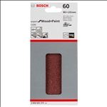 Bosch Schleifblatt C430, 80 x 133 mm, 60, 8 Löcher, Klett, 10er-Pack #2608605279
