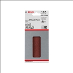 Bosch Schleifblatt C430, 80 x 133 mm, 120, 8 Löcher, Klett, 10er-Pack #2608605281