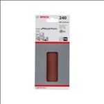 Bosch Schleifblatt C430, 80 x 133 mm, 240, 8 Löcher, Klett, 10er-Pack #2608605283