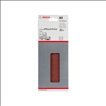 Bosch Schleifblatt C430, 93 x 230 mm, 80, 8 Löcher, gespannt, 10er-Pack #2608605296