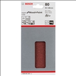 Bosch Schleifblatt C430, 93 x 186 mm, 80, 8 Löcher, 10er-Pack #2608605304