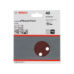 Bosch Schleifblatt EfWP,125mm,K40,5x #2608605640