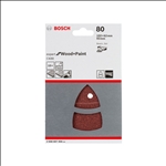 Bosch Schleifblatt C430, 10-teilig, 102 x 62, 93 mm, 80, 11 Löcher #2608607408