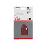 Bosch Schleifblatt C430, 100 x 170 mm, 40, 4 Löcher, Klett, 5er-Pack #2608607428