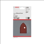 Bosch Schleifblatt C430, 100 x 170 mm, 120, 4 Löcher, Klett, 5er-Pack #2608607430