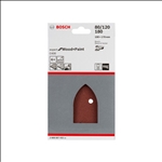 Bosch Schleifblatt C430, 100 x 170 mm, 2 x 80, 2 x 120, 2 x 180, 4 Löcher, 6er-Pack #2608607432