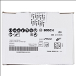 Bosch Fiberschleifscheibe R444 Expert for Metal, Korund, 100 mm, 16 mm, 100 #2608606920