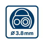 Bosch Inspektionskamera GIC 120 C, mit 4 x 1,5-V-(AA)-Batterien, Akku-Adapter #0601241200