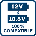 Bosch Akkupack GBA 12 Volt, 2.0 Ah #1600Z0002X