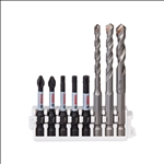 Bosch Hex-9 Ceramic, 5/6/8 mm, Impact Power-Bit, 50 mm PH2, PZ2, T20, T25, T30 #2608577145