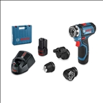 Bosch Akku-Bohrschrauber GSR 12V-15 FC, 2 x Akku GBA 12V 2.0Ah #06019F6006