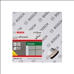 Bosch Diamanttrennscheibe Standard for Ceramic, 115 x 22,23 x 1,6 x 7 mm, 10er-Pack #2608603231