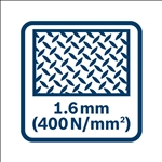 Bosch Akku-Nager GNA 18V-16 E, 2 Akku ProCORE18V 4.0Ah, Ladg. u. L-BOXX #0601529601