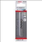 Bosch Metallspiralbohrer HSS PointTeQ, DIN 338, 3,0 mm, 2er-Pack #2608577158