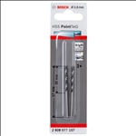 Bosch Metallspiralbohrer HSS PointTeQ, DIN 338, 2,6 mm, 2er-Pack #2608577157