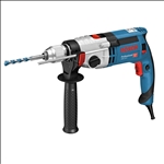 Bosch Schlagbohrmaschine GSB 24-2, mit 7-teiligem Holzbohrer-Set, Lochsäge-Set #060119C802