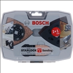 Bosch Starlock Schleifset AVZ 93 G/90 RT6/32 RT4, Wood & Paint Schleifpapier (3x) #2608664133