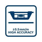 Bosch Optisches Nivelliergerät Wasserwaage schmal 60cm #1600A01V3Y