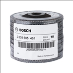 Bosch PRO X571 Fächerschleifscheibe, 115 mm, G60, gewinkelt, Glasfaser #2608605451