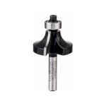 Bosch Abrundfräser, 1/4-Zoll, R1 9,5 mm, D 31,8 mm, L 16,2 mm, G 57 mm #2608628422