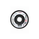 Bosch X-LOCK Fächerschleifscheibe, abgewinkelt, Ø115 mm, K40, X571, Best for Metal,1St #2608619197