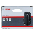 Bosch Akkupack 12 Volt Lithium-Ionen PBA 12 Volt, 2.0 Ah #1607A350CU