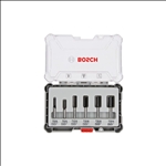 Bosch Fräser-Set, 6-teiliges Nutfräser-Set, 8-mm-Schaft #2607017466