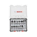 Bosch 15-teiliges Fräser-Set, 8-mm-Schaft. Für Handfräsen #2607017472