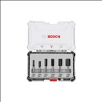 Bosch Fräser-Set, 6-teiliges Nutfräser-Set, 6-mm-Schaft #2607017465