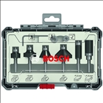 Bosch 6-teiliges Rand- und Kantenfräser-Set, 6-mm-Schaft #2607017468