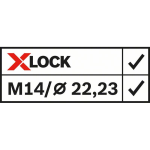 Bosch X-LOCK Faecherscheibe BfM,125mm,K60 #2608619202
