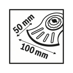 Bosch Segmentsägeblatt MACZ 145 MT4, 145 mm, 1er-Pack #2608664227