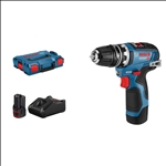 Bosch Akku-Bohrschrauber GSR 12V-35 FC, mit 2 x 3.0 Ah Li-Ion Akku, 1 Aufsatz, L-BOXX #06019H3001