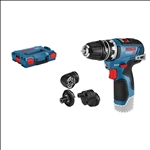 Bosch Akku-Bohrschrauber GSR 12V-35 FC, 4 x Aufsätze in L-BOXX #06019H3003