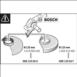 Bosch Absaughaube Easy-Adjust GDE 125 EA-S, Systemzubehör #1600A003DH