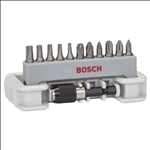 Bosch 11‑tlg. Extra Hard Kompaktes Schrauberbit-Set mit Bithalter #2607017578