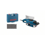 Bosch Bandschleifer GBS 75 AE, mit Koffer, Gewebeschleifband, Staubsack, Grafitplatte #0601274707