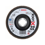 Bosch X-LOCK Fächerschleifscheibe, X571, Best for Metal, gewinkelt, Ø125 mm, K 120,1St #2608621770