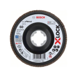 Bosch X-LOCK Fächerschleifscheibe, X571, Best for Metal, gewinkelt, Ø115 mm, K 60, 1St #2608621764