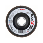 Bosch X-LOCK Fächerschleifscheibe, X571, Best for Metal, gewinkelt, Ø115 mm, K 120,1St #2608621766