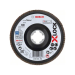 Bosch X-LOCK Fächerschleifscheibe, X571, Best for Metal, gewinkelt, Ø125 mm, K 60, 1St #2608621768