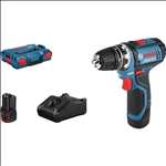 Bosch Akku-Bohrschrauber GSR 12V-15 FC, mit 2 x 2.0 Ah Akku, L-BOXX, 1 Aufsatz #06019F6001