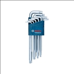 Bosch Innensechskant, Torx Schlüssel Set, 9-tlg. #1600A01TH4