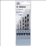 Bosch HSS PointTeQ Sechskantbohrer-Set, 5-tlg., 2-6 mm #2607002824