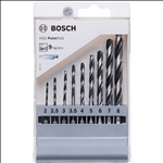 Bosch HSS PointTeQ Sechskantbohrer-Set, 9-tlg., 2-8 mm #2607002826