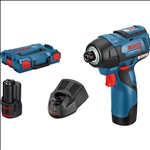 Bosch Akku-Drehschlagschrauber GDR 12V-110, 2 x Akku GBA 12V 3.0Ah, L-BOXX #06019E0005