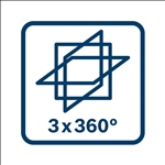 Bosch Linienlaser GLL 3-80 CG, mit 1 x 2.0 Ah Li-Ion Akku, Halterung BM 1, L-BOXX #0601063T00