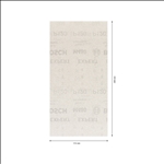 Bosch EXPERT M480 Schleifnetz, 115 x 107 mm, K 120, 50 Stück #2608901628